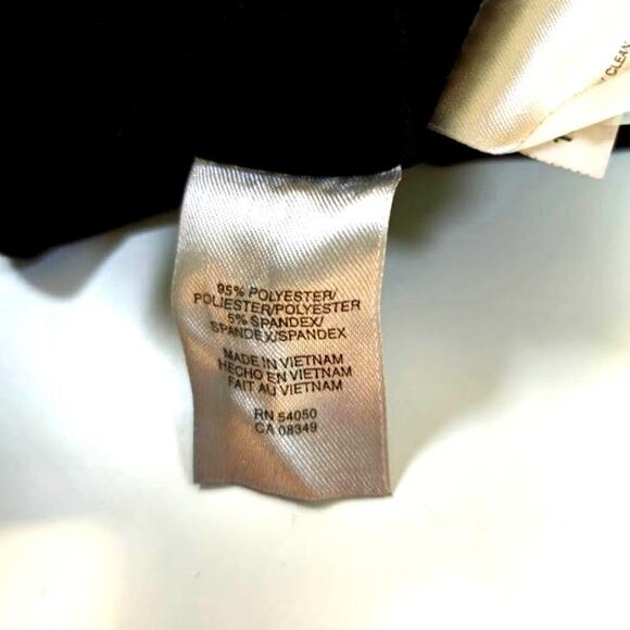 Evan Picone Halter Dress Women Size 6 Black Event Feminine Dramatic Cocktail - Picture 8 of 9